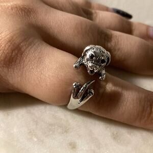 fashion ring adjustable puppy dog ring